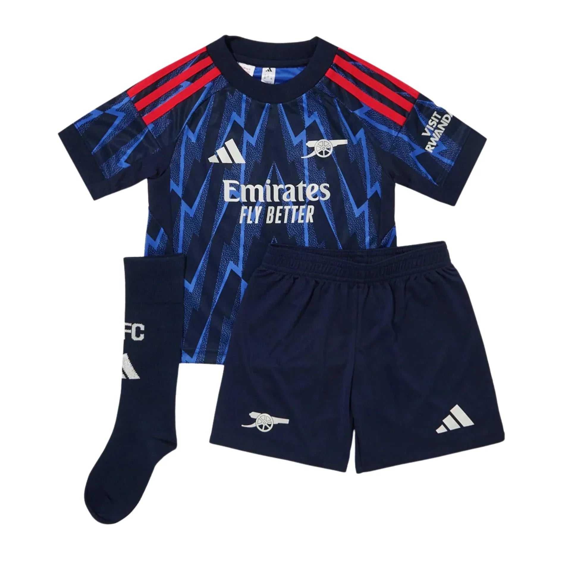2025/26 Arsenal Away Kids Kit