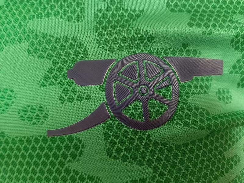 2025/26 Arsenal Green Polo Shirt – Player Version